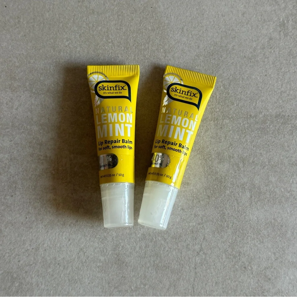 Skinfix Natural Lemon Mint Lip Repair Balm x 2